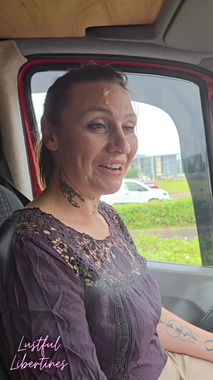 Lustful Libertines: Carpark Blowjob &amp; Shop Cum Walk