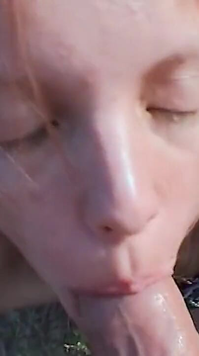 Petty by Sextermedia: Teen makes blowjob in forest