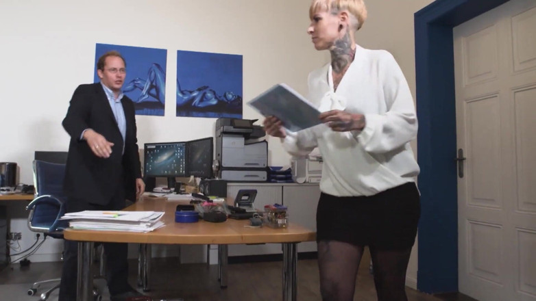 MCG Empire: Tattooed secretary fucked by boss