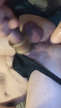 Getting Fucked by a Big Dildo