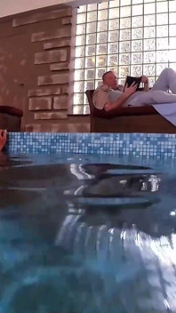 Sexy Hungarian Regina Crystal Deep Sex Near the Pool by Big Cock