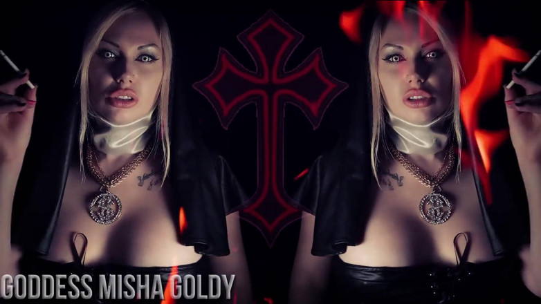 Goddess Misha Goldy: Vei fi în iad dacă sunt motivul tău să te masturbezi