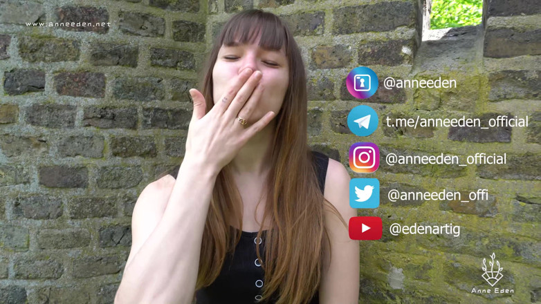 Anne Eden: Kurva, přistihl mě, jak stříkám !!
