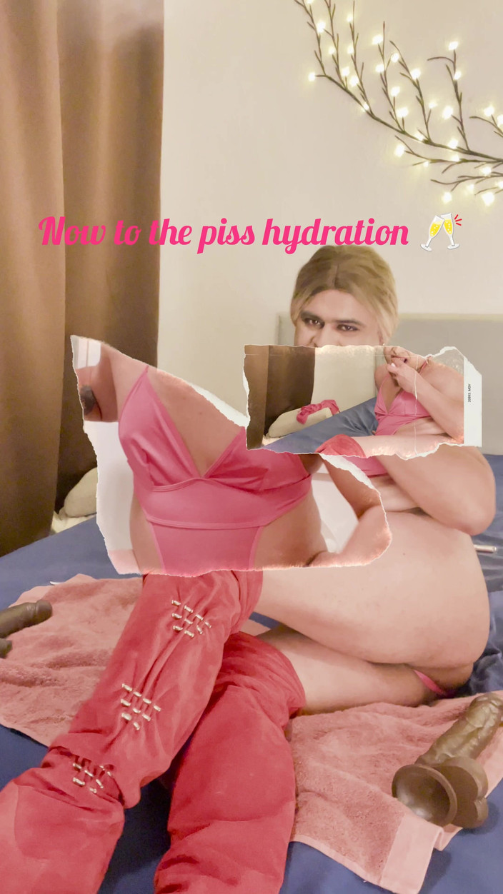 Femme Sandy: Sissy Femme Sandig anal dildo knull, rövägg födelse och smak...