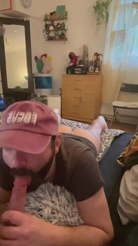 Fucking Myself with My New Dildo