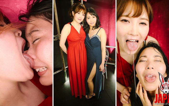 Japan Fetish Fusion: Lưỡi của Koharu liếm trán, môi, cặp mông và cặp...