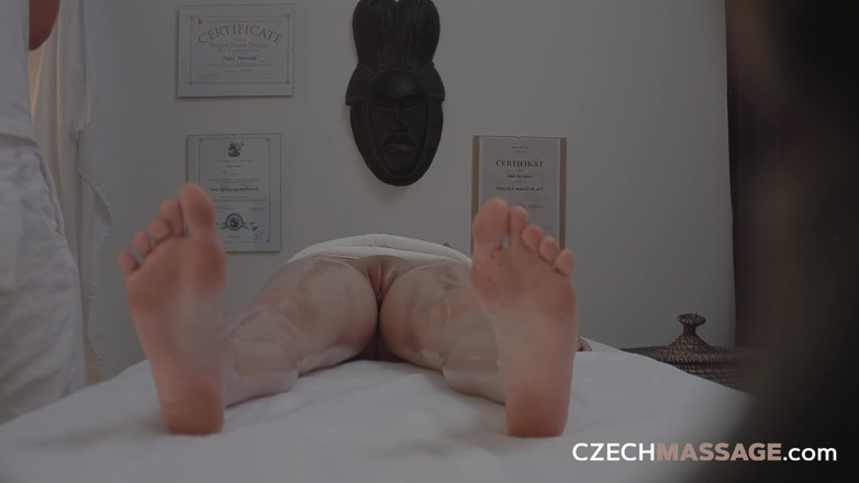 Czech Massage: Czech Massage 63: Blonde Beauty Begs for a Rough Massage