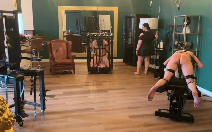 DOMINATRIX6: Fetish Lofts Dengan 2 Hamba Saya, Kawasan Hukuman, Rawatan Hamba, Sangkar...
