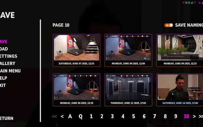 Porny Games: Midnight Paradise door Lewdlab - bondagenacht met mijn favoriete leraar 39