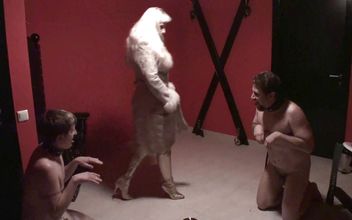 She Is Lucky with Two Pets to Obey Her