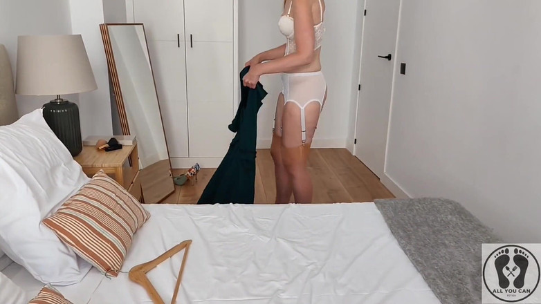 All You Can Fetish: MILf alice maze retro dessous grünes kleid cEI sex-swing