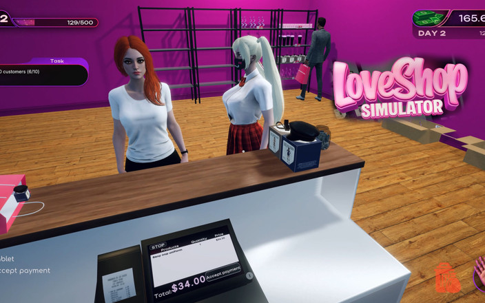 Adult Games by Andrae: Love Shop Simulator Hratelnost část 1 - Zahájení podnikání v mém vlastním obchodě