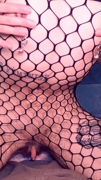 Nipple Bells Chiming with Every Touch, I Tease My Over-sensitive Nipples While My Dickclit Throbs for Round Two