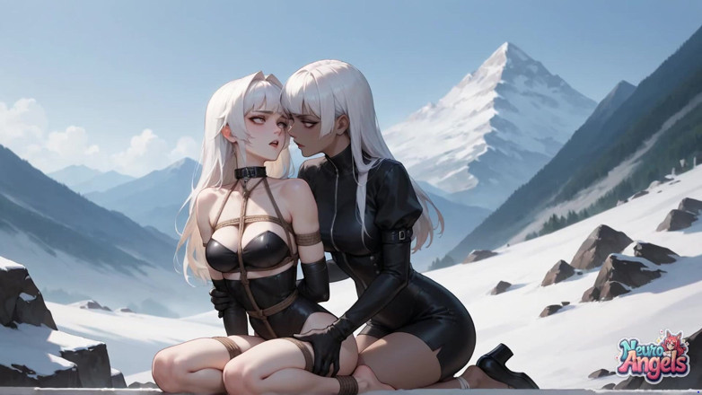 NeuroAngels: Snowy Summit 4-penise nasienia spray orgia