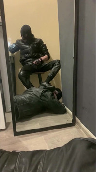 Leather Master Fuck Hard Leather Fag. Part 1