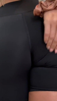 Big Ass Spanking in Lululemon Yoga Shorts After Workout