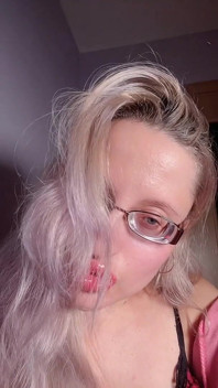 Your Wife Is Nothing Because You in Love with Findom Goaldigger. Edging Ritual in Big Thick Eyeglasses and Red Big Lips.