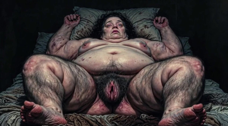 YOUR BEST FANTASY: Horny Fat BBW Hairy Pussy Solo Masturbation - Moaning Wet Bush...
