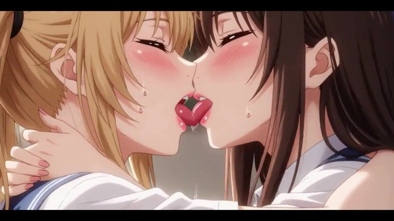 HotKitty20: Lesbian kampus nakal: rok kotak-kotak, mainin toket dan jilat memek...