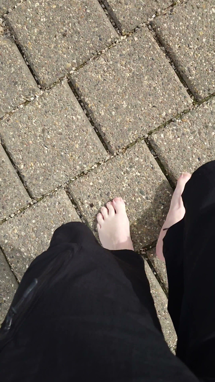 Footfetish: Barfuß in Der September Nordsee Im Wangerland