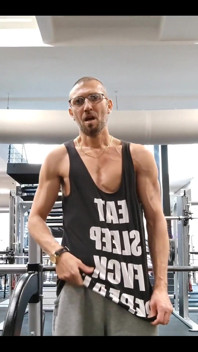 Heute war es schwierig, nach 3 Tagen Fieber gehe ich wieder ins Fitnessstudio