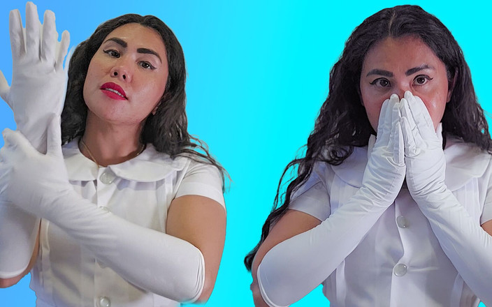 DominaFireOfficial: Sarung tangan fetish ASMR