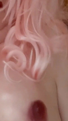 Transfurbitch Shows Tits, Cock and Ass in Soft Bluefox-fur thumbnail