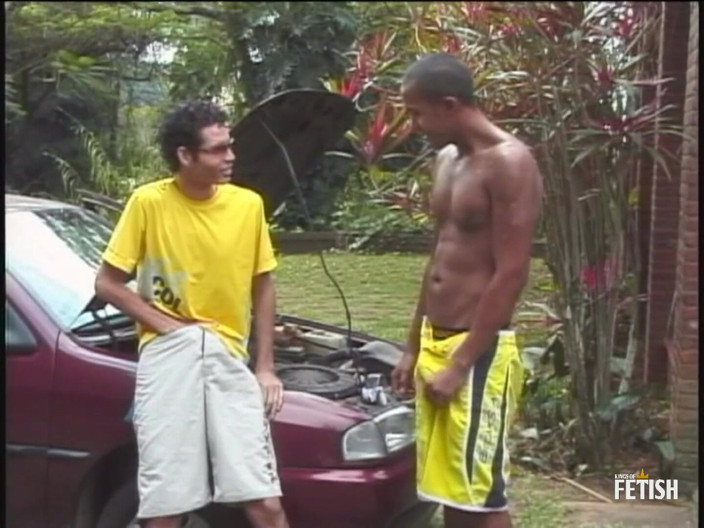 Gay Diaries: Skinny white gay sticks big cock in his black friend...