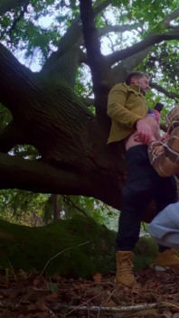 Getting My Cock Sucked in the Woods