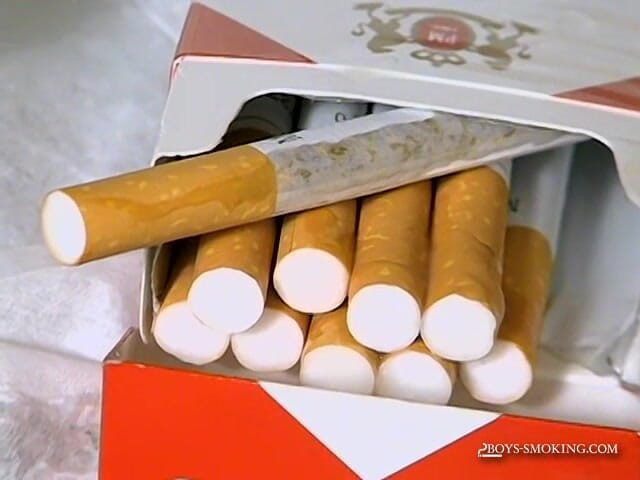 Boys Smoking: Jeremiah Sucks Himself!