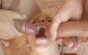 Cock Fest: Blonde whore gets throat fucked