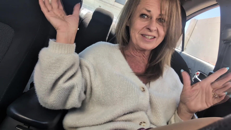 Little Linda: Little Linda Gets Ready for Car Date Wearing Crotchless Pantyhose