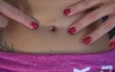 Princess Nikki's Belly Worship Club: Mycket sexig navel och naveldyrkan av hotties - Dd_8049