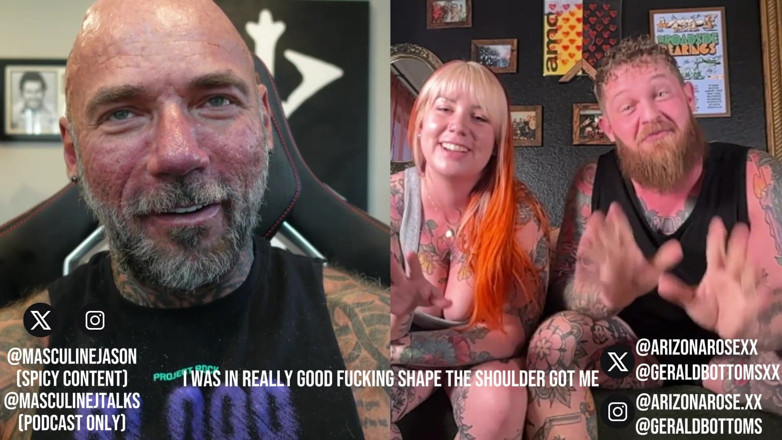 Raw and Uncensored with Masculine Jason: Porn Star Confessions - Arizona Rose and Gerald Bottoms (episode 207)