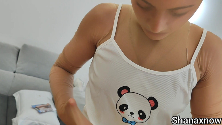 Shanaxnow: Inaspettata situazione di incassamento collant di nylon a tutto corpo