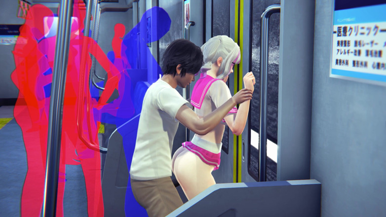Waifu club 3D: Üniversiteli kız metroda götten sikiliyor