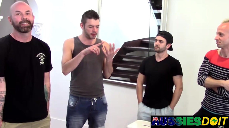 AussiesDoIt: Australian Men Jerry and Danny Engages in Foursome with Tyler...