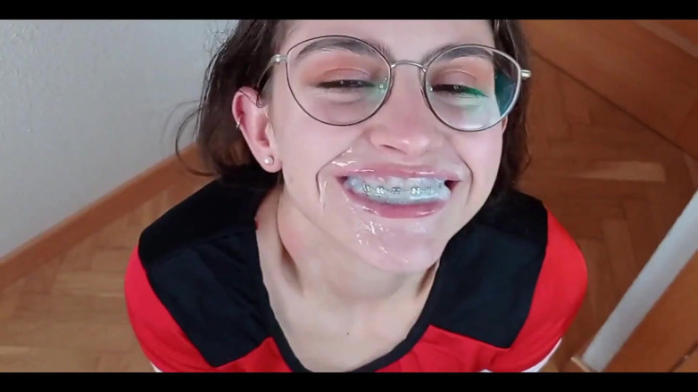 Shanaxnow: Please Cum on My Braces Dirty Talking Teen Blowjob. Shanaxnow