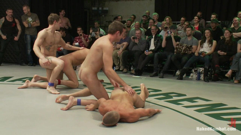 Naked Kombat: Gavin Waters &amp; Nikko Alexander Vs Trent Diesel &amp; Matthew Singer Live...