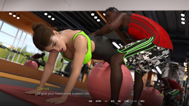 Dirty GamesXxX: Nella sicurezza: la donna sposata si sta allungando con l'allenatore...