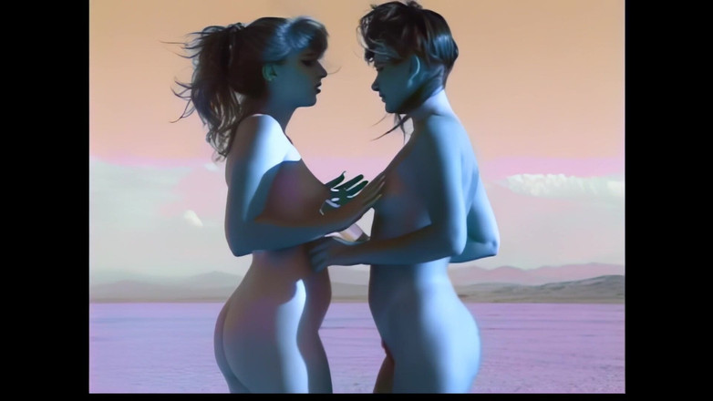 Lesbian Illusion: 超濡れた膣のためのホットタンゲ