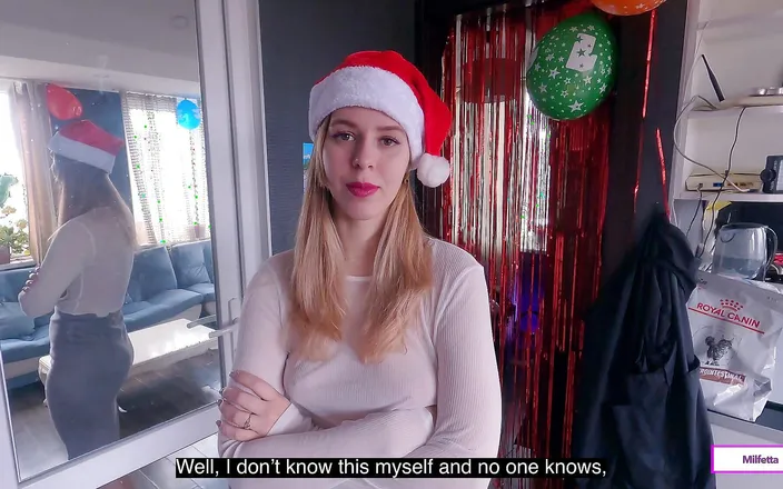 Milfetta: Coal or Cock? - Santa Fulfills the Wish of a Naughty...