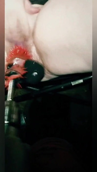 Nasty BBW Getting Destroyed by Dildo Machine