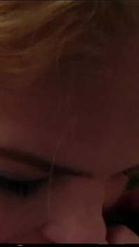 Thick Load Shot on Open Mouth and Tongue