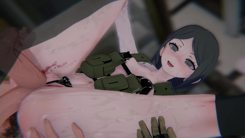 Tomu aisuman: [danganronpa] Mukuro's Military Scandal Bondage, POV Sandwich DP &amp; Double (4k)