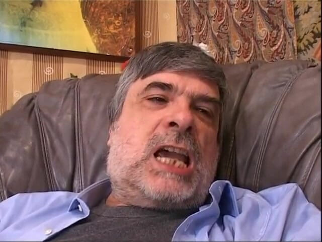 Xtime Network: Cute brunette riding old man's cock