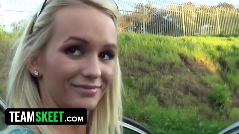 Team Skeet: Roztomilá blonďatá kočička mě nechá ji tvrdě ošukat