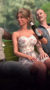 Village Slut Transformation 13 Having Some Fun in Public