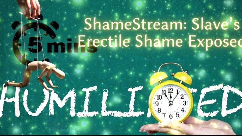 Goddess Misha Goldy: Shamestream: Odhalena vztyčená hanba otroka