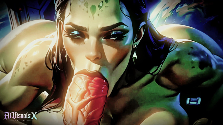 AI Visuals X: Orc Elf Alien Fantasy Blowjob &amp; Titfuck Compilation - Animated Porn (ai Generated)